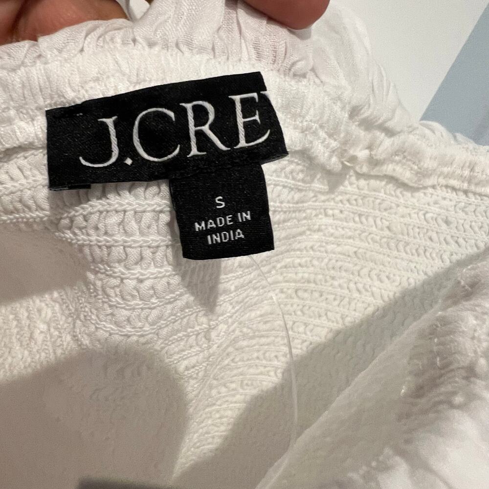 J. Crew Women's Lined Ravenna Dress Sleeveless in Ramie White Size Small NWT - Picture 12 of 12